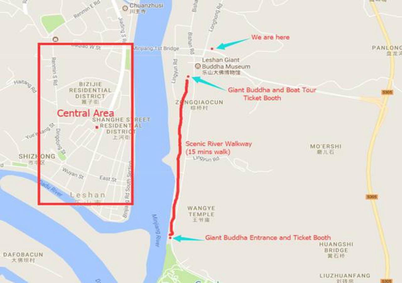 Peace Inn The Leshan Giant Buddha Branch Екстер'єр фото